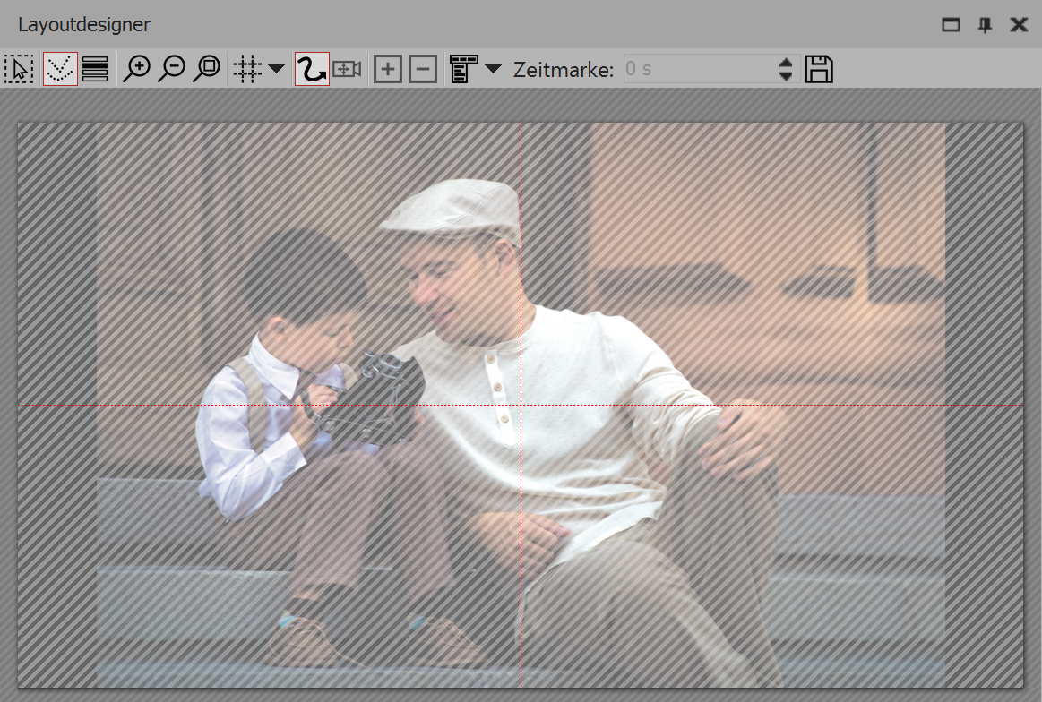 Inhalts-Bereich des Effektes ist angeklickt