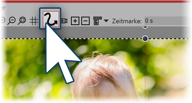 Bewegungspfad-Werkzeug aktivieren