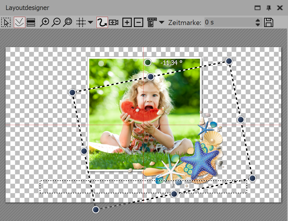 Bilder im Layoutdesigner positionieren