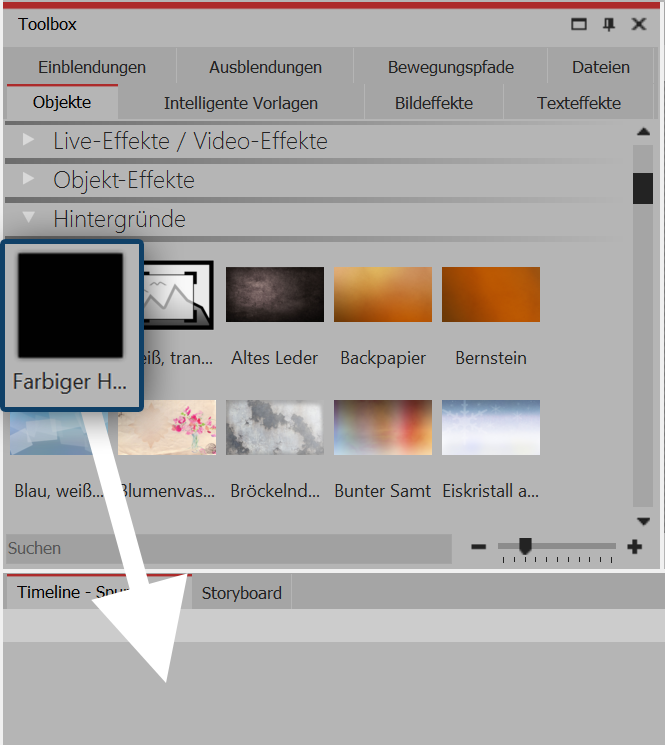 Farbiger Hintergrund