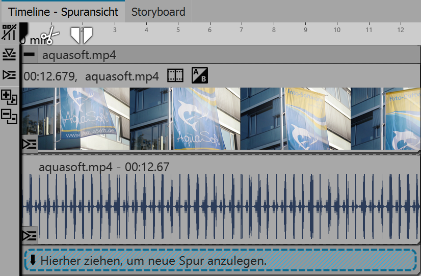 Tonspur und Videospur