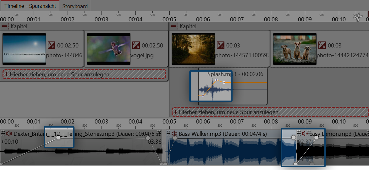 Lautstärke-Kurve anpassen