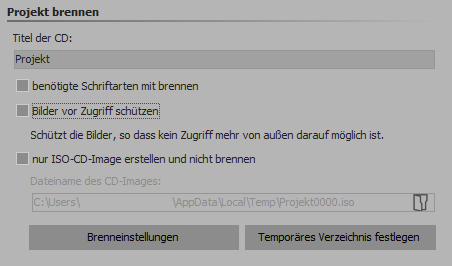 CD erstellen und brennen