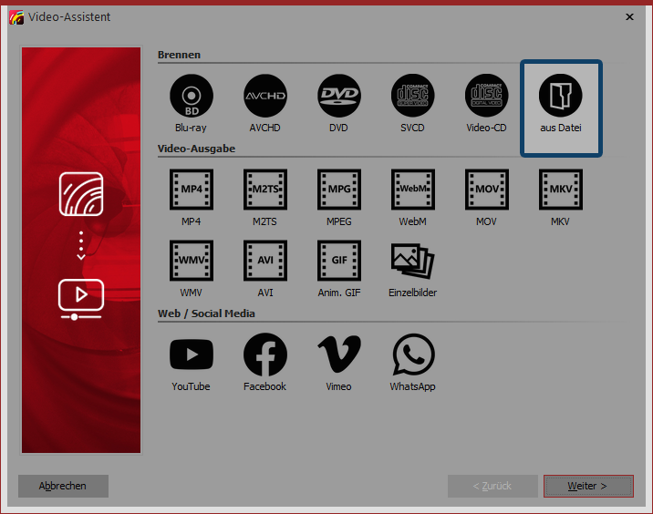 DVD aus Datei brennen
