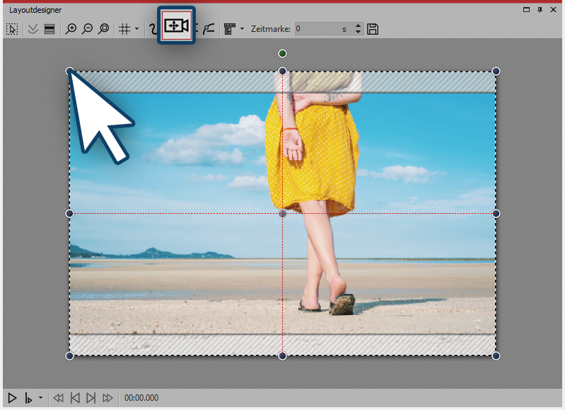 Kameraschwenk-Modus aktivieren