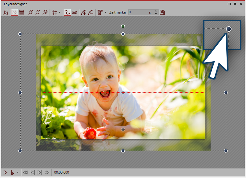 Manuell vergrößertes Bild