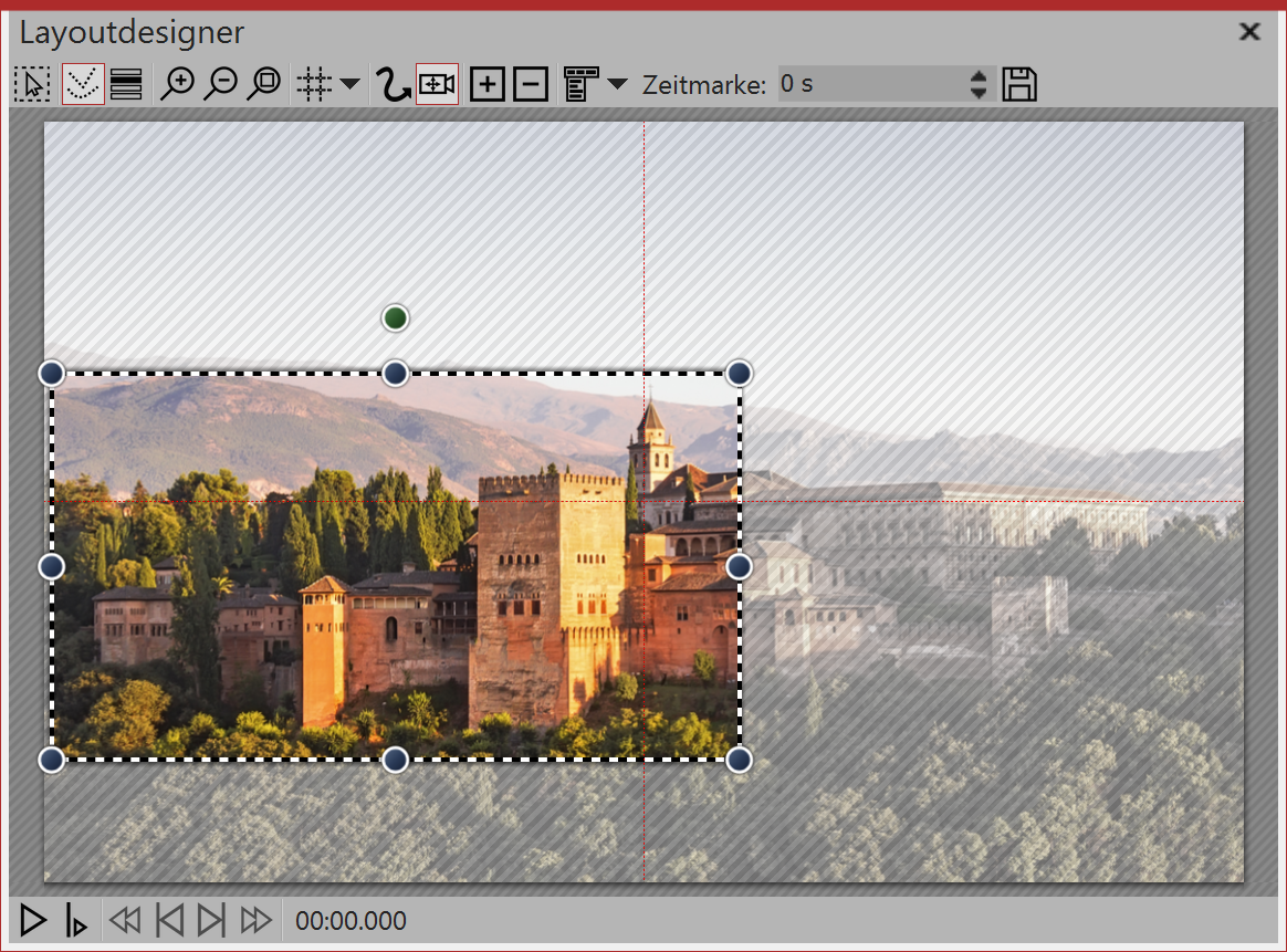 Ausschnitt passt zum Seitenverhältnis