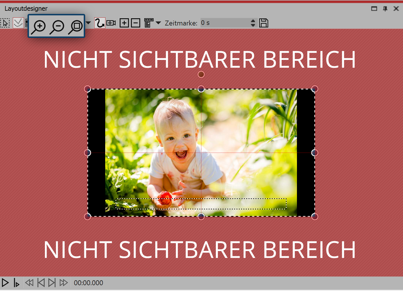 Vergrößerter nicht sichtbarer Bereich Vergrößerter nicht sichtbarer Bereich