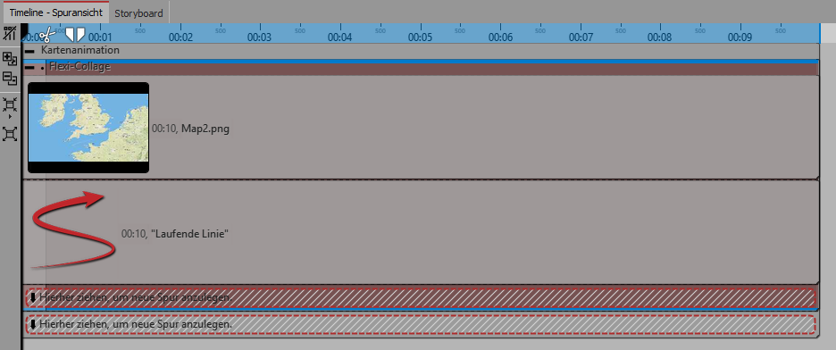 Flexi-Collage markieren