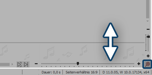 Hintergrundmusikspur vergrößern