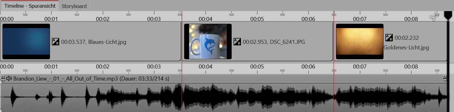 Bilder an Linien ausgerichtet Bilder an Linien ausgerichtet