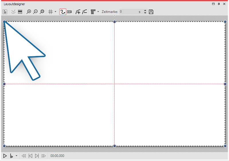 Rechteck im Layoutdesigner