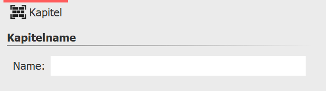 Eigenschaften für Kapitel-Objekt