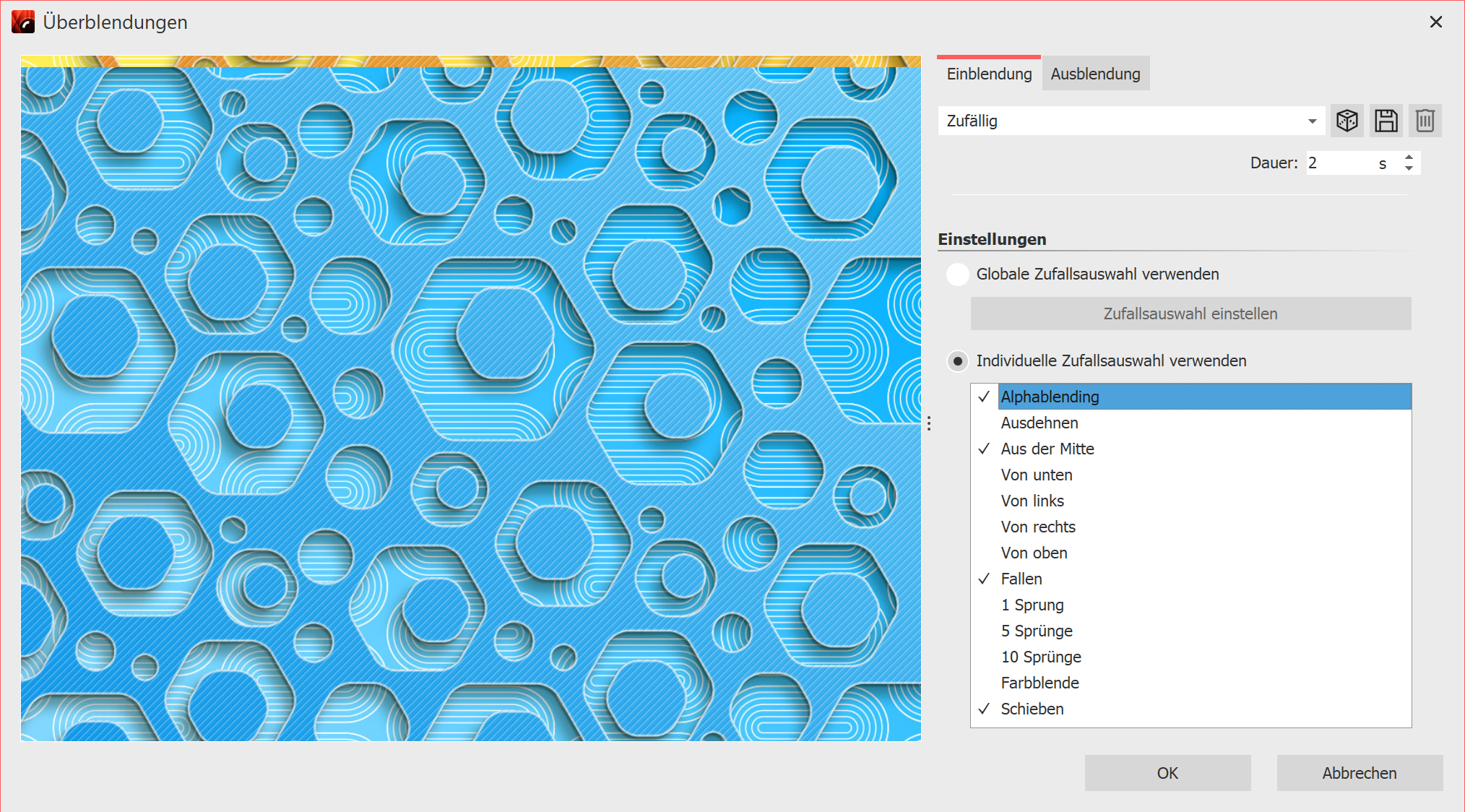 Eigene Zufallsauswahl für ein Bild