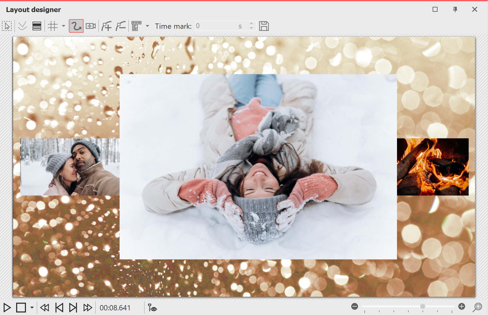 3D strip in layout designer 3D strip in layout designer