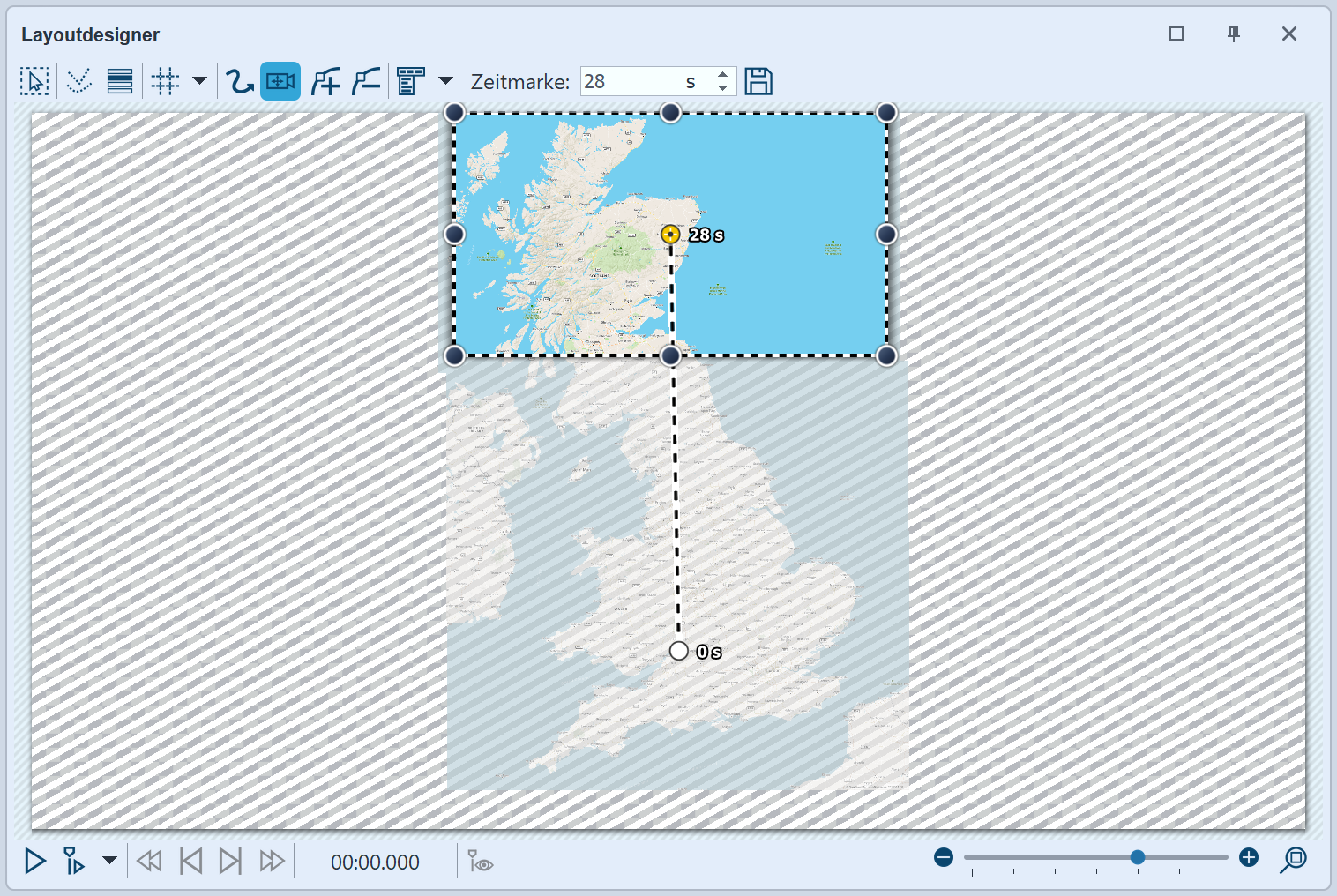 Kamerafahrt festlegen