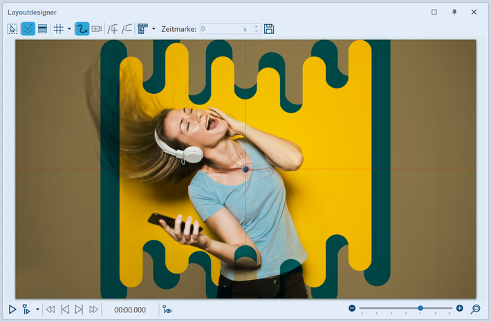 Mit zwei Masken-Effekt-Ebenen