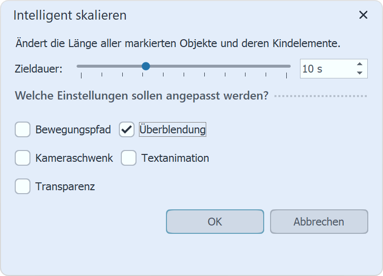Intelligent skalieren