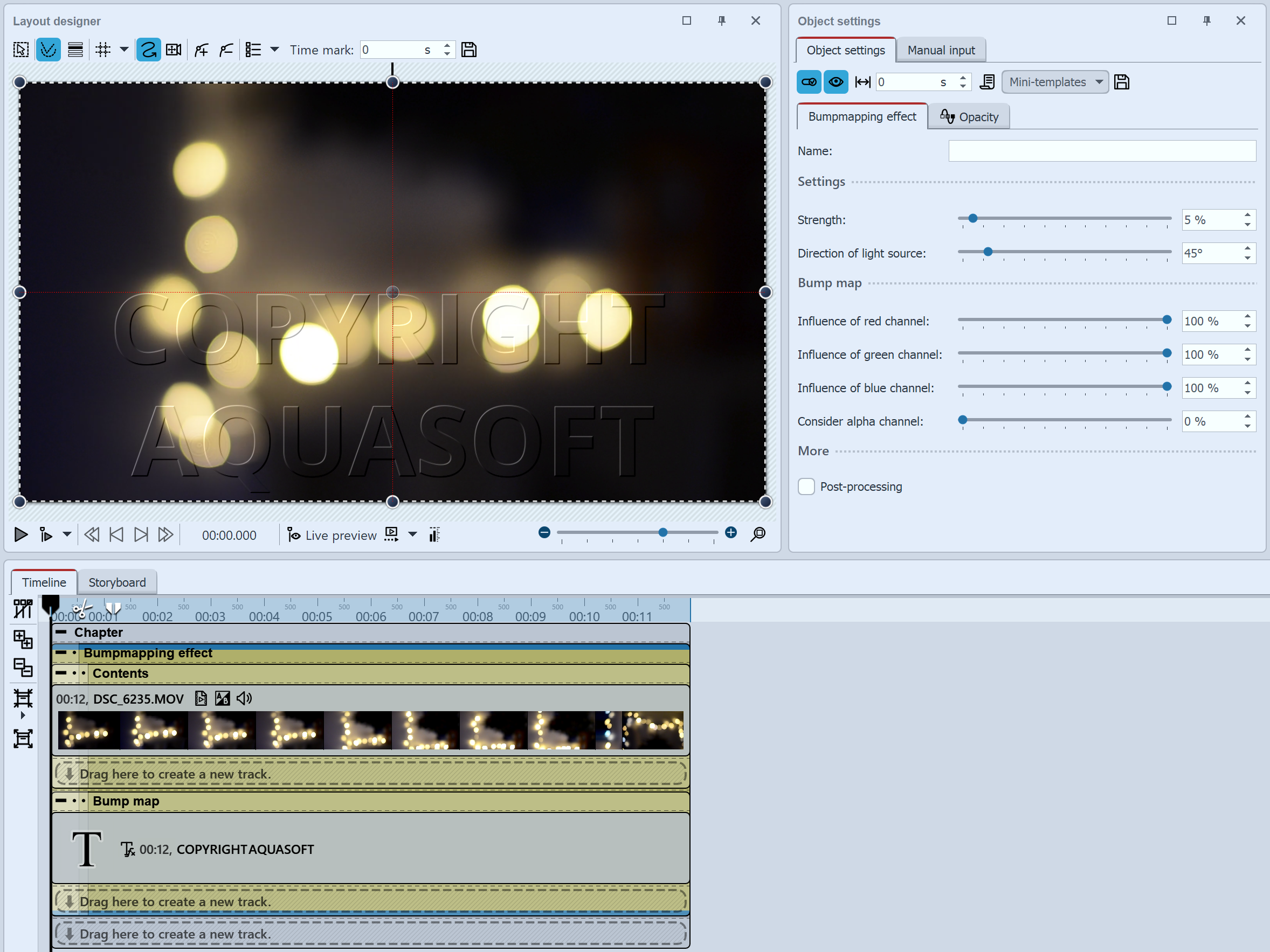 Example of application of bump mapping Example of application of bump mapping