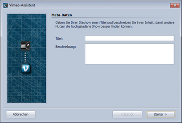 Meta-Daten eingeben