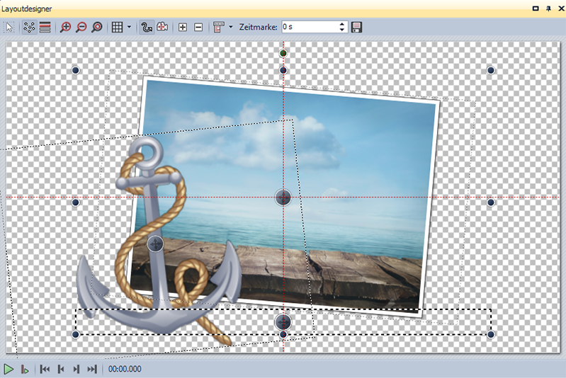 Bilder im Layoutdesigner positionieren