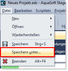 Speichern unter