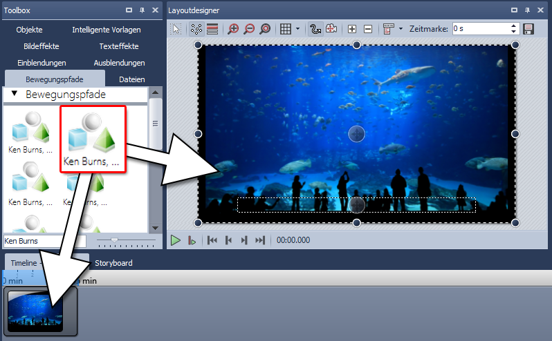 Ken Burns Effekt anwenden