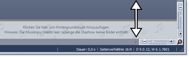 Hintergrundmusikspur vergrößern