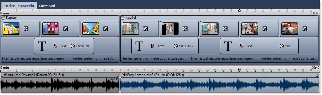 Verschiedene Titel für unterschiedliche Bildgruppen Verschiedene Titel für unterschiedliche Bildgruppen