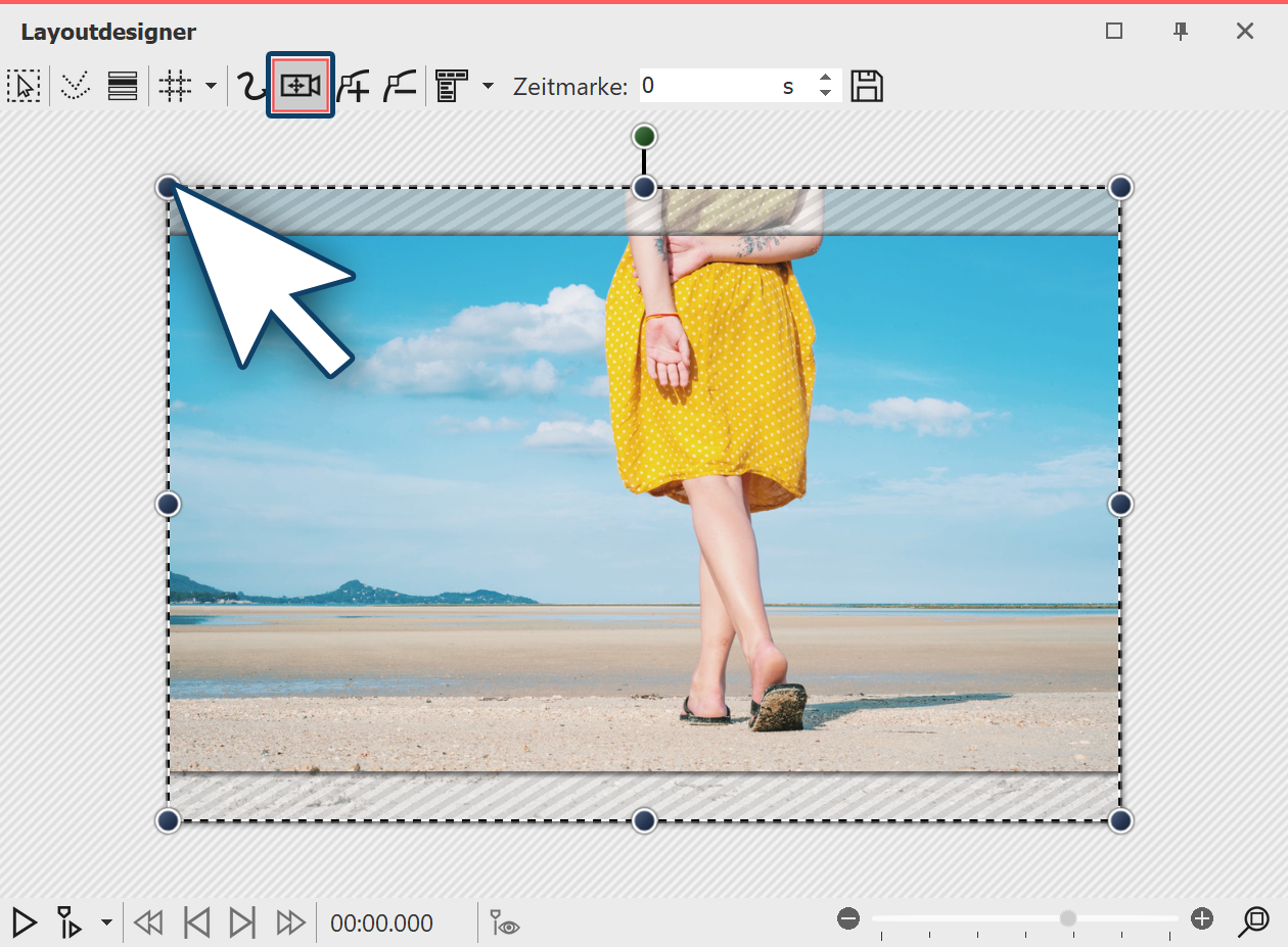 Kameraschwenk-Modus aktivieren