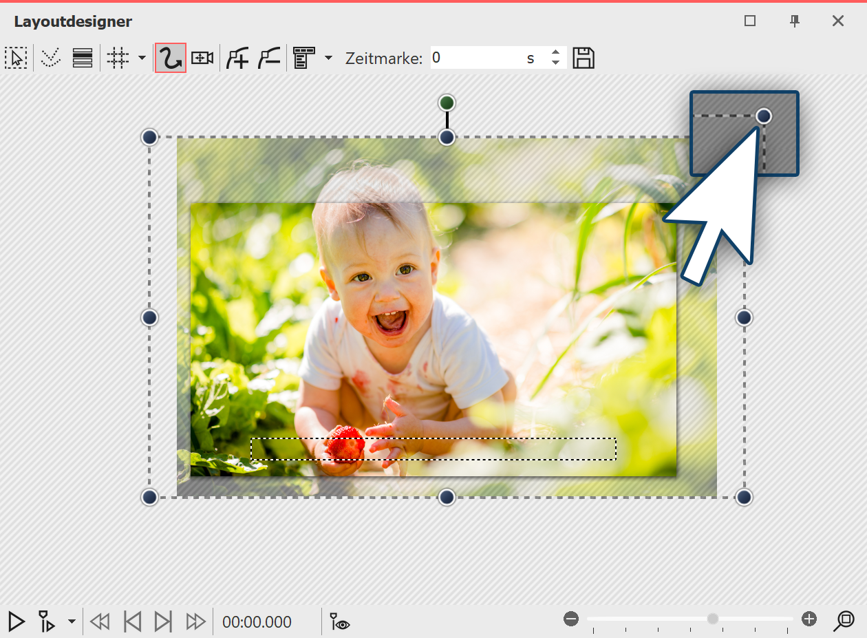 Manuell vergrößertes Bild