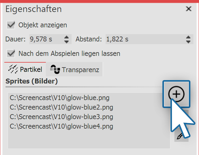Weitere Grafiken hinzufügen