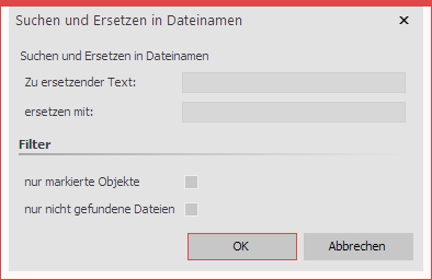 Suchen und Ersetzen