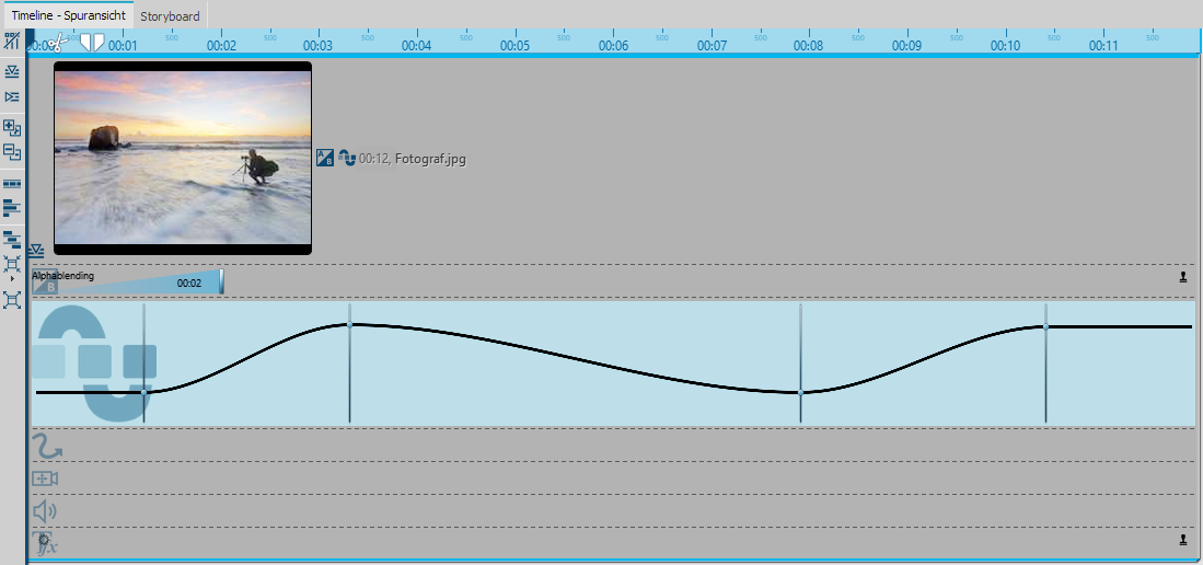 Keyframe Transparenz