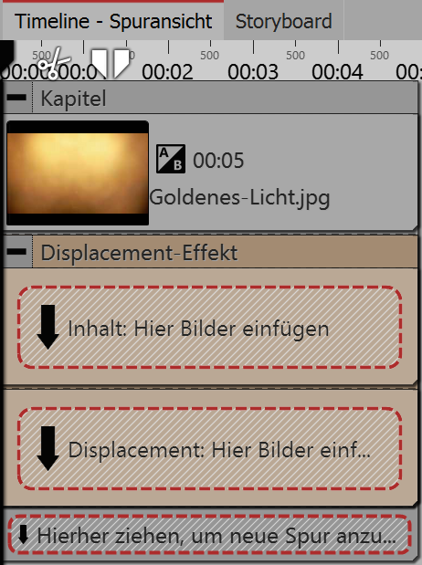 Empty Displacement effect in the Toolbox