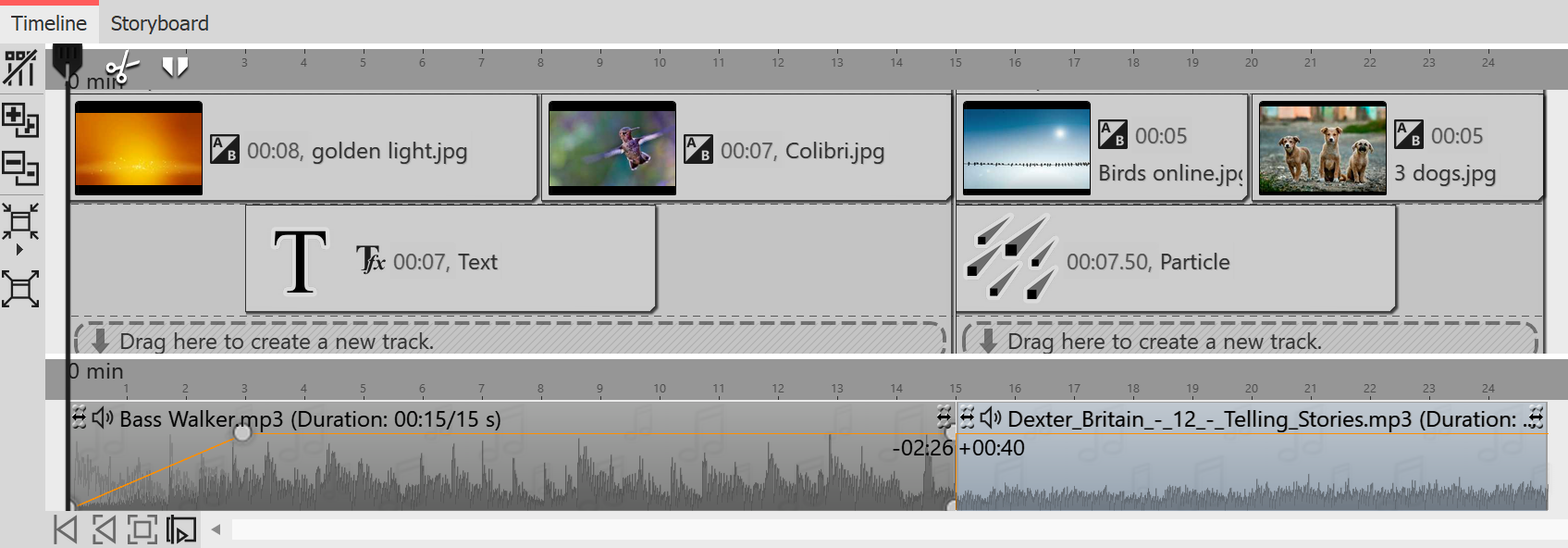 Different titles for different groups of images Different titles for different groups of images