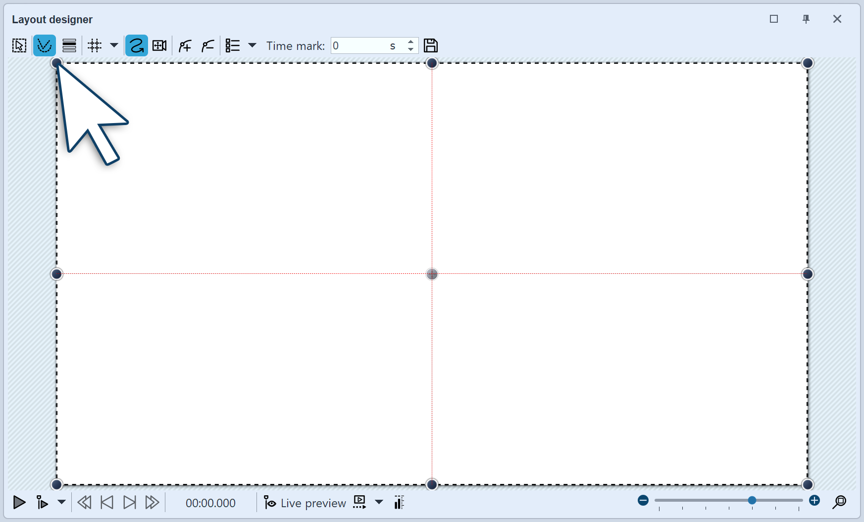 Rectangle in Layout designer