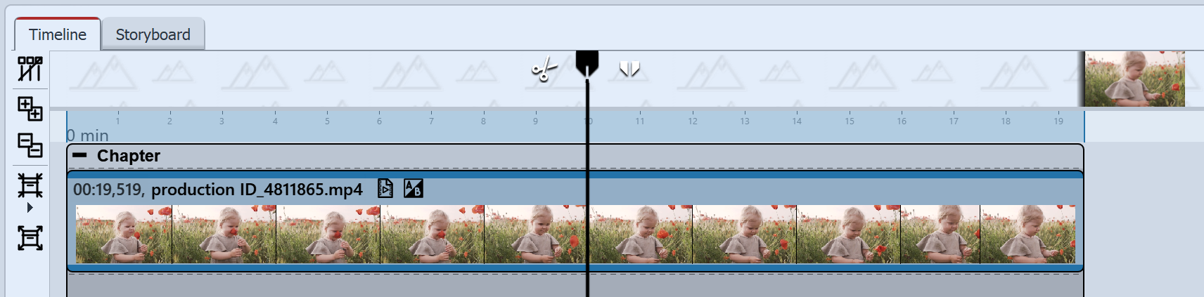 Video in the Timeline Video in the Timeline