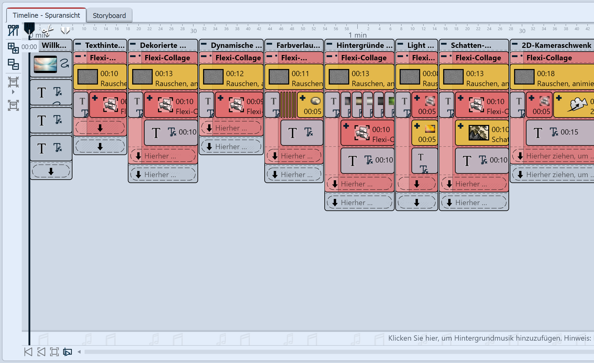 Projekt mit mehreren Kapiteln