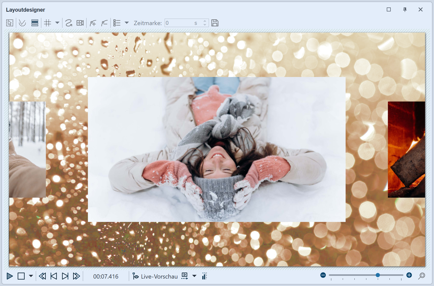 3D-Streifen im Layoutdesigner 3D-Streifen im Layoutdesigner