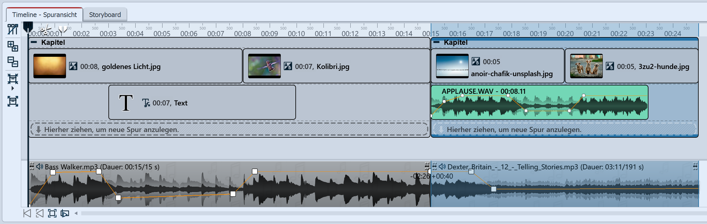 Verschiedene Titel für unterschiedliche Bildgruppen Verschiedene Titel für unterschiedliche Bildgruppen