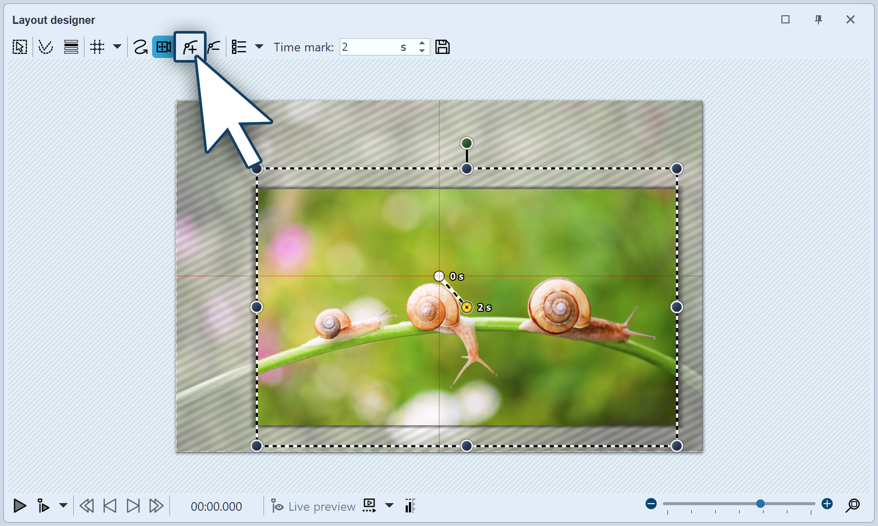 Creating motion markers Creating motion markers