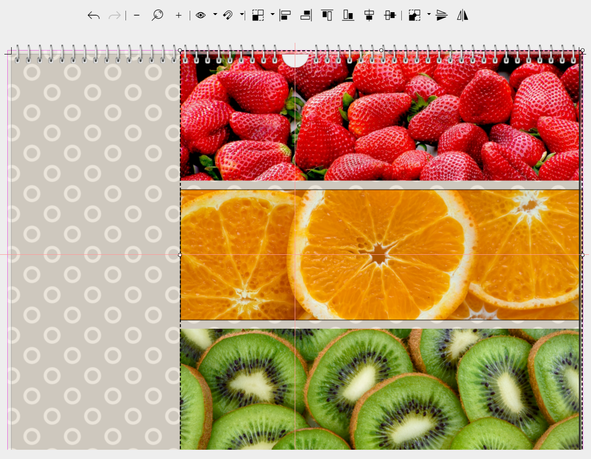 Alle Elemente sind markiert