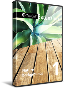 Nature backgrounds 1 - extension package for Photo Vision, Video Vision and AquaSoft Stages starting from version 10