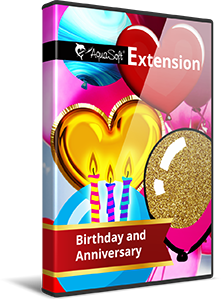 Birthday and Anniversary - extension package for Photo Vision, Video Vision and AquaSoft Stages starting from version 12