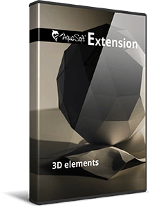 3D elements - extension package for Photo Vision, Video Vision and AquaSoft Stages starting from version 13